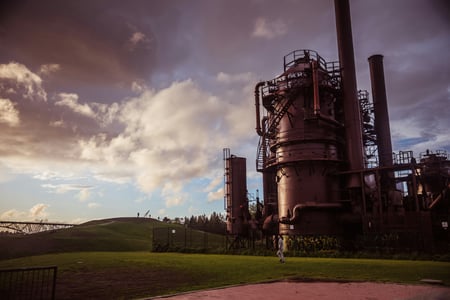 Former coal gasification plant-photo by Max Bender Former coal gasification plant-photo by Max Bender